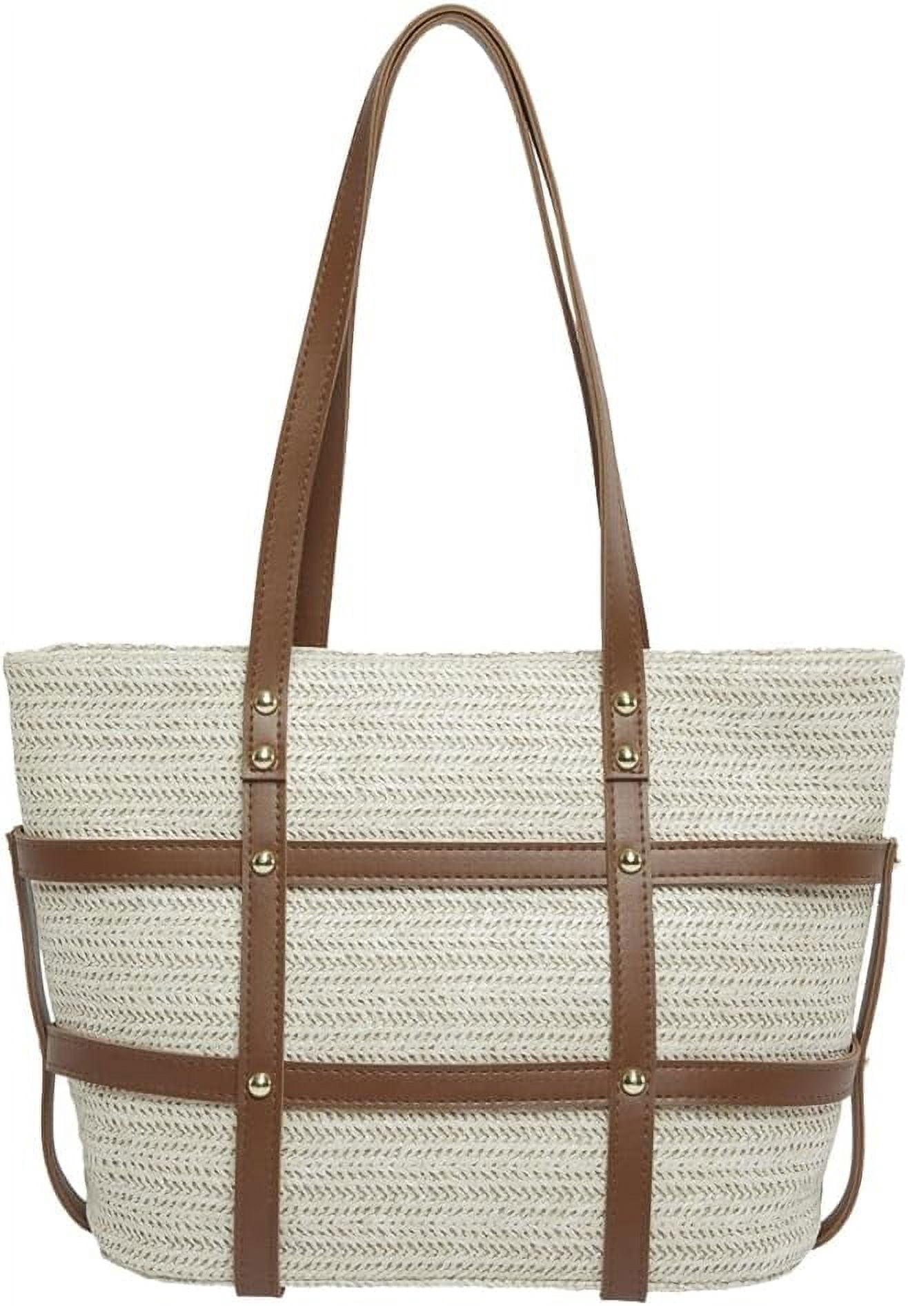 CoCoMangos Straw Tote Bag for Women Woven Carryall Bag Large Hobo Bag ...