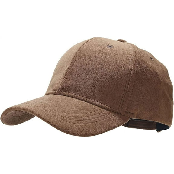 CoCoMangos Suede Baseball Caps for Women Classic Adjustable Plain Running Dad Hats Stylish Unconstructed Low Profile Trucker Hat