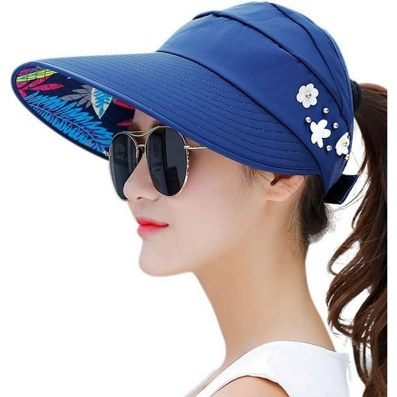 CoCoMangos Sun Hats for Women Wide Brim Sun Hat UV Protection Caps Floppy Beach Packable Visor