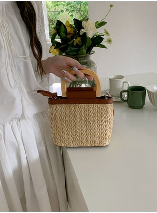 Mango Straw Bag