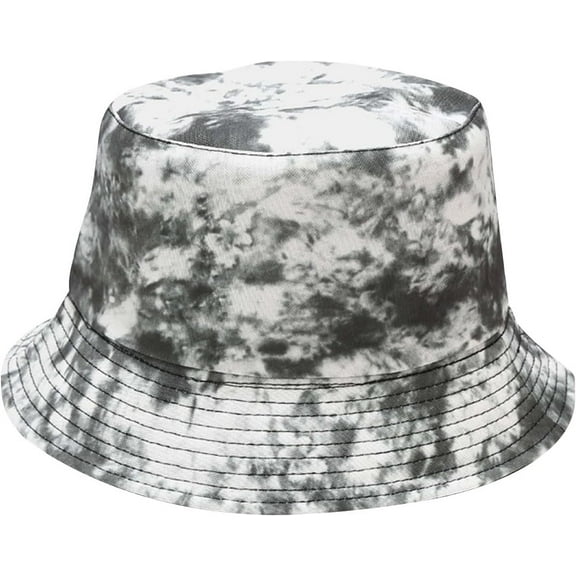 CoCoMangos Tie Dye Fisherman Hats for Women Men Aesthetic Fishing Hats Reversible Beach Travel Hats Packable Outdoor Bucket Hat