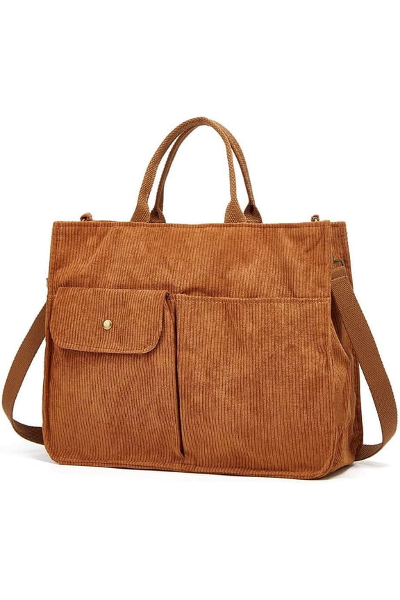 Tote Bag Women Corduroy Hobo Bag Satchel Bag College Bag Travel Bag Crossbody Bags Messenger Bag Tote Handbag