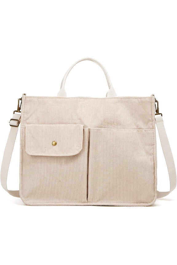 Tote Bag for Women Corduroy Shoulder Bag Handbag Casual Tote Purse Corduroy Large Capacity Tote Bag Crossbody Bag Handbag