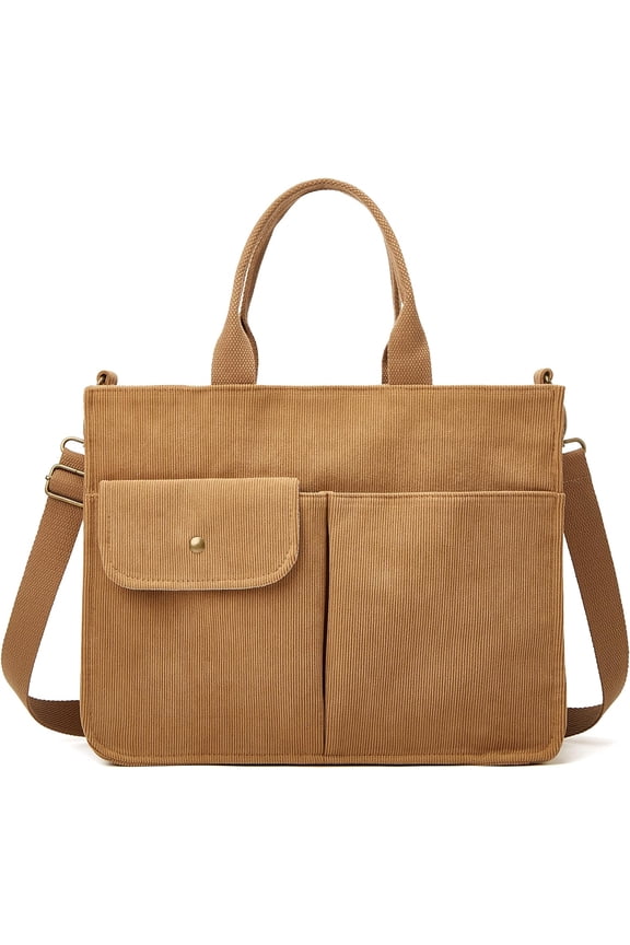 Tote Bag for Women Corduroy Shoulder Bag Handbag Casual Tote Purse Corduroy Large Capacity Tote Bag Crossbody Bag Handbag