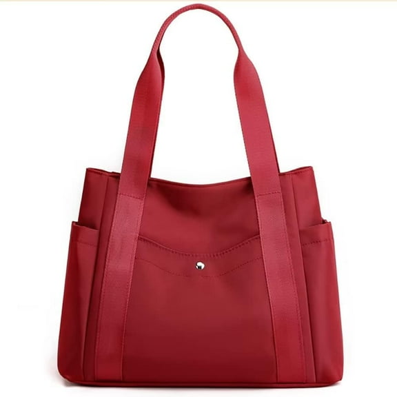 CoCoMangos Tote Bag for Women Nylon Waterproof Shoulder Purse Large Capacity Top Handle Satchel Diaper Bag for Mommy