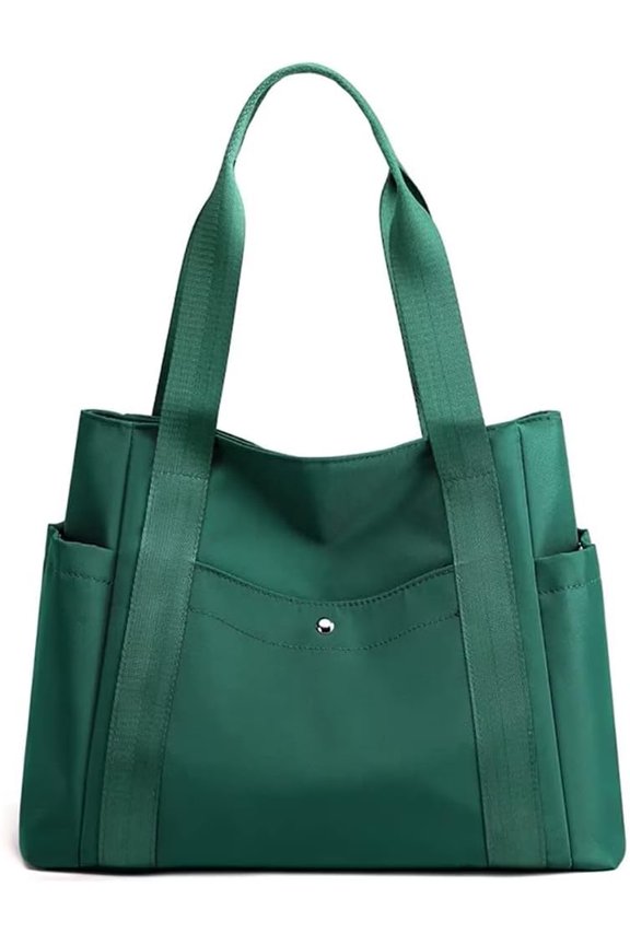 Tote Bag for Women Nylon Waterproof Shoulder Purse Large Capacity Top Handle Satchel Diaper Bag for Mommy