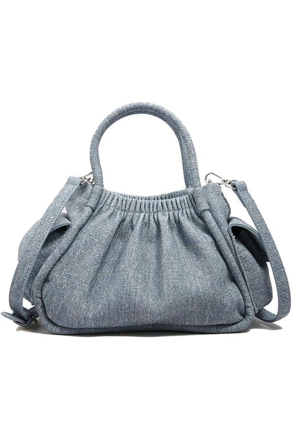 Trendy Cloud Hobo Bags Women PU Leather Underarm Shoulder Crossbody Purses Cute Satchel Bags Mini Evening Tote Handbags