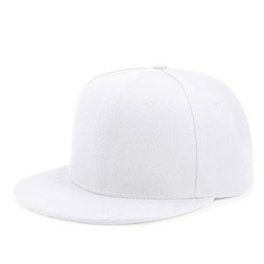 CoCoMangos Trendy Flat Brim Hip Hop Hat Women Men's Caps Fitted Caps Hats Baseball Cap Sun Hats Plain Flat Visor Snapback Cap Street Style