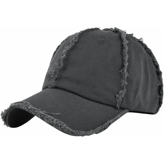 CoCoMangos Unisex Adjustable Structured Cotton Baseball Caps Vintage Distressed Low Profile Ball Caps Trendy Hip Hop Running Dad Hats