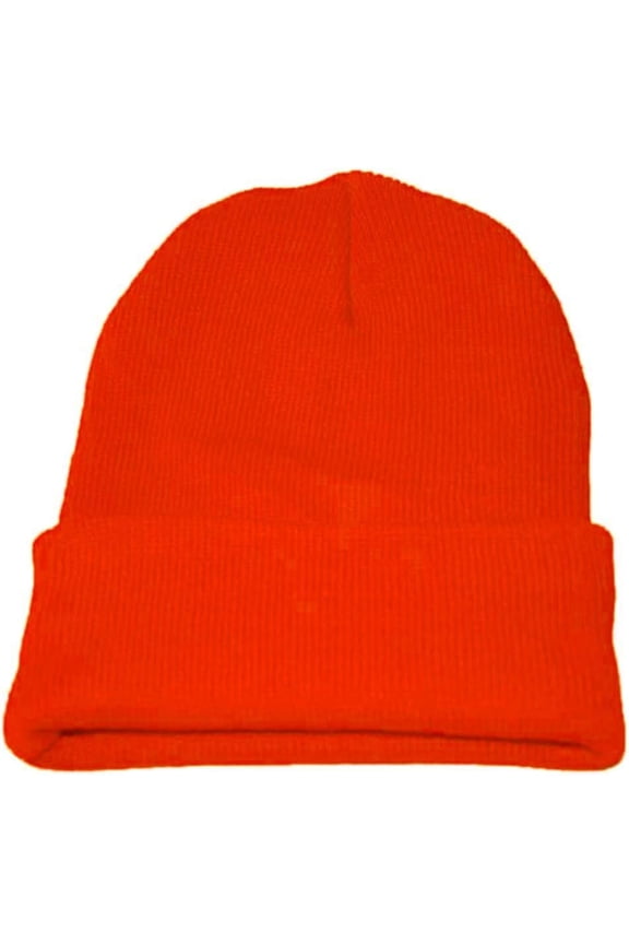 Unisex Winter Solid Color Hats Knit Slouchy Beanie Hats Soft Skull Stocking Cuffed Cap Warm Ski Hats for Men Women