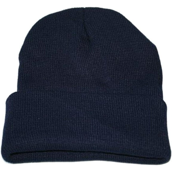 CoCoMangos Unisex Winter Solid Color Hats Knit Slouchy Beanie Hats Soft Skull Stocking Cuffed Cap Warm Ski Hats for Men Women