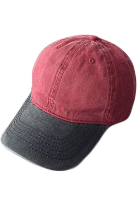 Washed Twill Cotton Baseball Cap Low Profile Adjustable Baseball Hat Classic Polo Style Caps