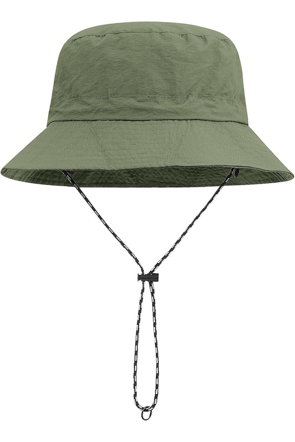Waterproof Bucket Hat Unisex Packable Rain Hat UV Protection Beach Sun Hat Quick Dry Fishing Safari Boonie Hat