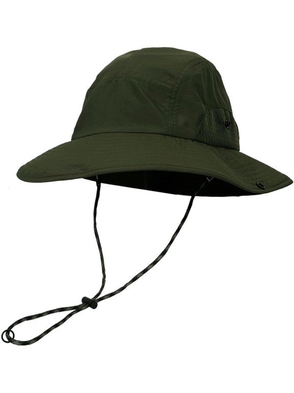 Waterproof Bucket Hat with String - for Women Men UV Protection Adjustable Hat with Strap Fishing Hat Hiking Climbing
