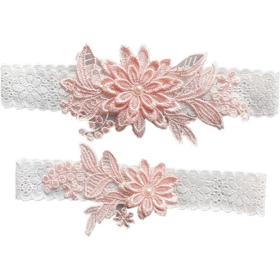 CoCoMangos Wedding Bridal Legs Garter Set Bridal Garters Lace Belt