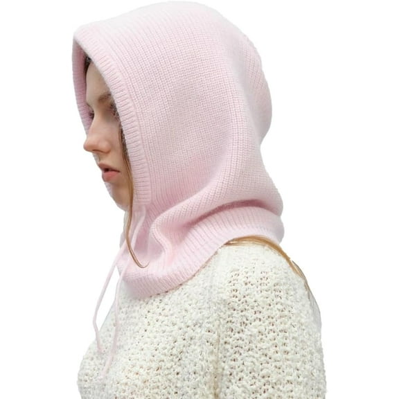 CoCoMangos Winter Beanie Hat for Women Circle Scarf Knitted Hat Slouchy Knit Skull Cap Fluffy Warmer Snow Cap Thick Ski Cap