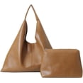thumbnail image 1 of CoCoMangos Women Soft Tote Bag Handbags PU Leather Fashion Shoulder Bags with Adjustable Shoulder Strap, 1 of 7