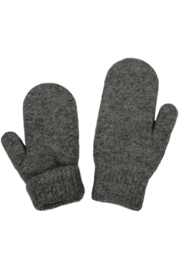 Women Warm Knit Mittens - Winter Soft Warm Elastic Faux-Rabbit-Fur Gloves Mittens for Cold Weather