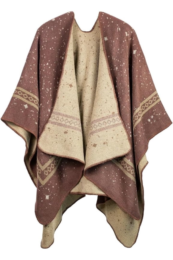 Women's Casual Pashmina Shawls and Wraps Open Front Poncho Cape Reversible Travel Blanket Scarf Cardigan Shawls