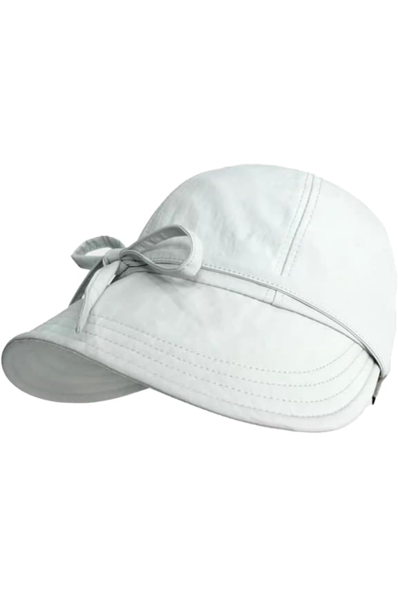 Women's Summer Sun Hat UV Protection Wide Brim Quick Dry Packable Baseball Hat Adjustable Bow Tie Outdoor Beach Visor