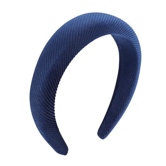 CoCoMangos Women's Thread Solid Headbands Blue 1 Pc