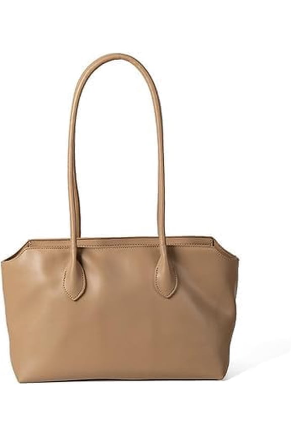 Women's Vintage Leather Purse Trendy Underarm Tote Bag Top Handle Bag Fashion Retro Shoulder Satchel Bag