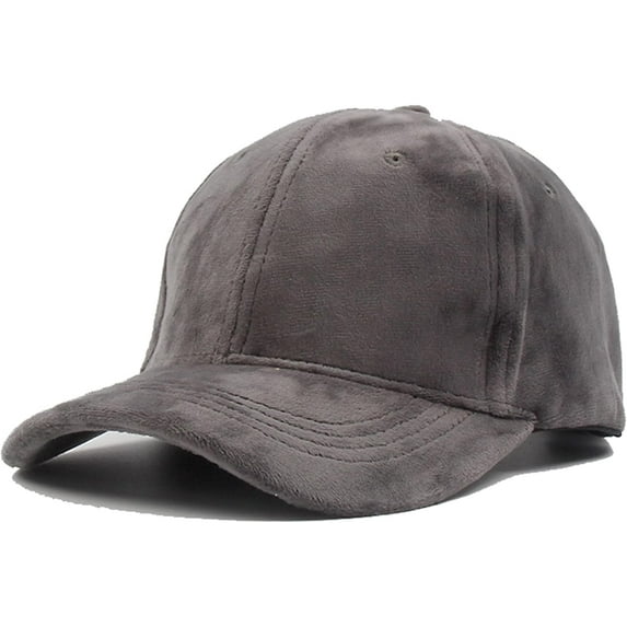 CoCoMangos Women's Winter Fall Classic Style Velvet Baseball Cap 6 Panel Fashionable Adjustable Sports Hat for Women