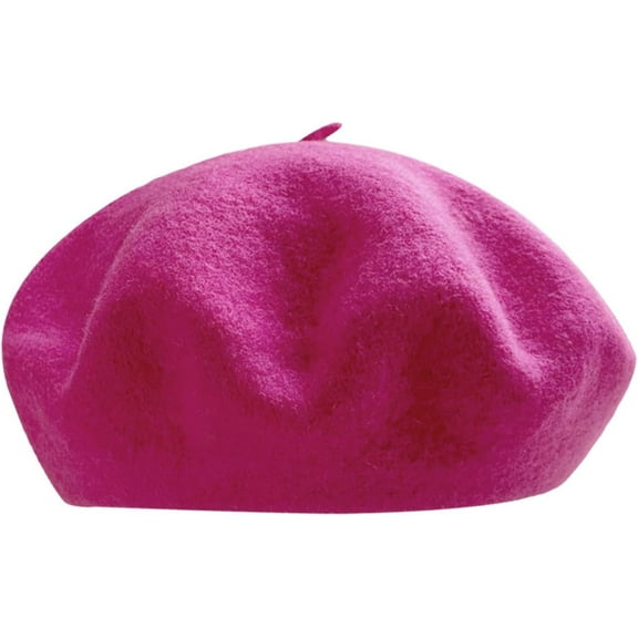 CoCoMangos Womens Classic French Style Beret Hats Fashion Solid Color Beanie Caps Stretchable Winter Warm Wool Artist Hats
