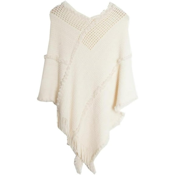 CoCoMangos Womens Pullover Pashmina Shawls and Wraps Crochet Shawls Wraps for Women Casual Scarf Cardigan Coat Poncho 4 Seasons