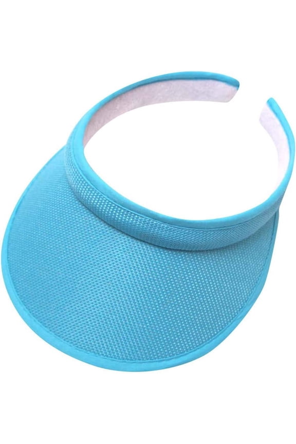 Womens Sun Visor Hats Summer Roll-Up Clip On Wide Brim Visors Sports Running Travel Sunshade Foldable Beach Hats