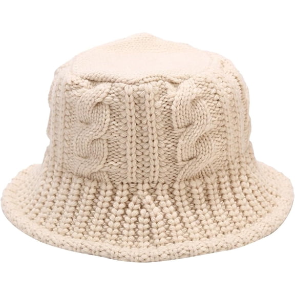 CoCoMangos Womens Winter Crochet Knit Bucket Hats Handmade Warm Floppy Foldable Bowler Hats Windproof Short Brim Fisherman Hat