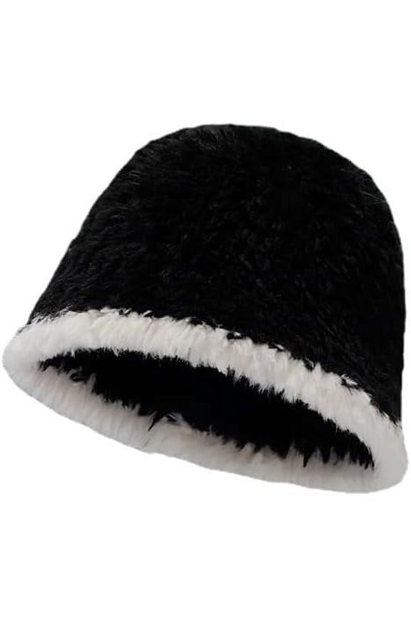 Y2K Beanie Winter Acubi Slouchy Hat Gyaru Cyber Punk Cap Downtown Girl Alt Bucket Emo Grunge Accessories
