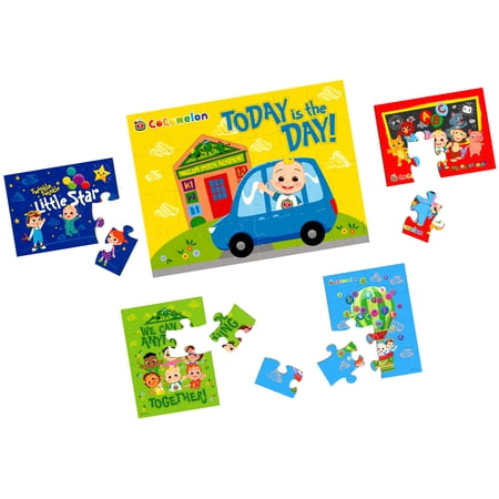 CoComelon, 5 Wood Puzzles Walmart Exclusive, for Kids Ages 4 and up