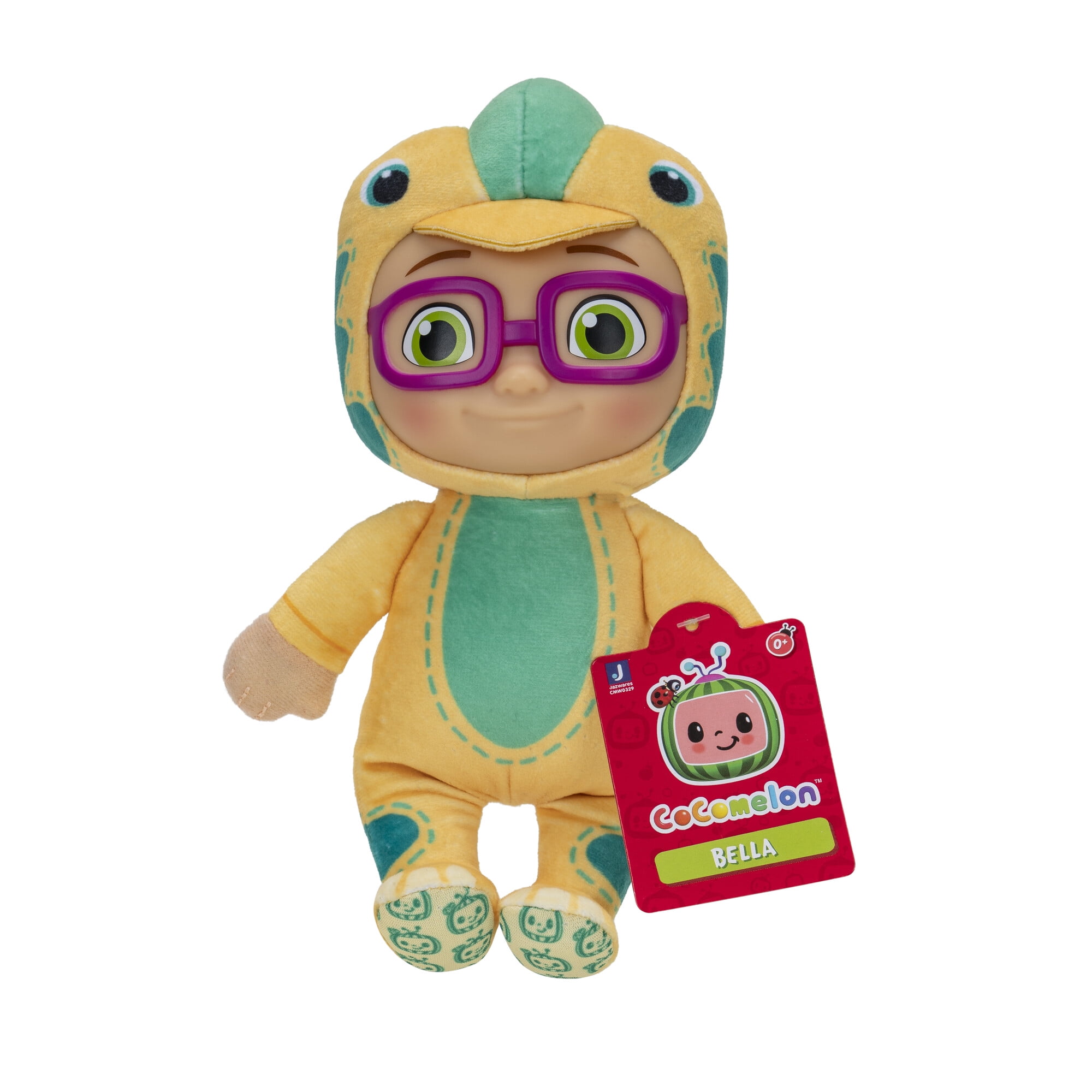 CoComelon Bella Dino Little Plush - Dinosaur Themed 