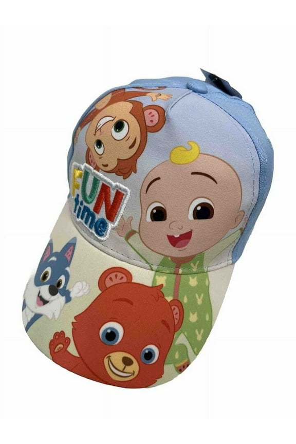 CoComelon Boys Baseball Hat, Kids Hat for Toddlers Ages 2-4