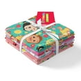 thumbnail image 1 of CoComelon 18" x 21" 100% Cotton CoComelon, Pink, for Quilting & Sewing, 5 Pieces, 1 of 6