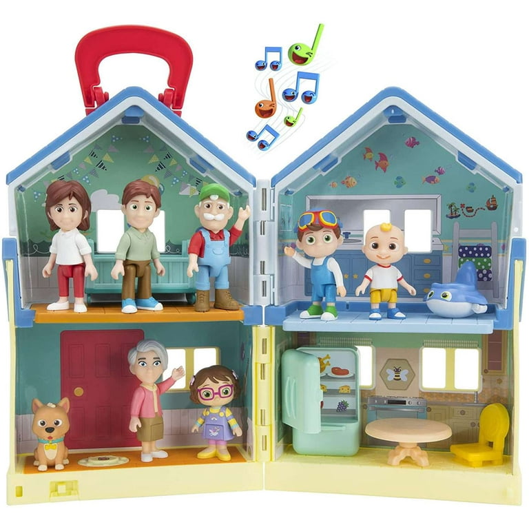 CoComelon Deluxe Family House Action Figure Set, 11 Pieces CoComelon Deluxe Family House Action Figure Set, 11 Pieces