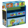 thumbnail image 1 of CoComelon Design & Store 6 Bin Toy Storage Organizer by Delta Children - Greenguard Gold Certified, 1 of 14