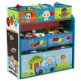 thumbnail image 1 of CoComelon Design & Store 6 Bin Toy Storage Organizer by Delta Children, 1 of 8