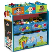 CoComelon Design & Store 6 Bin Toy Storage Organizer by Delta Children