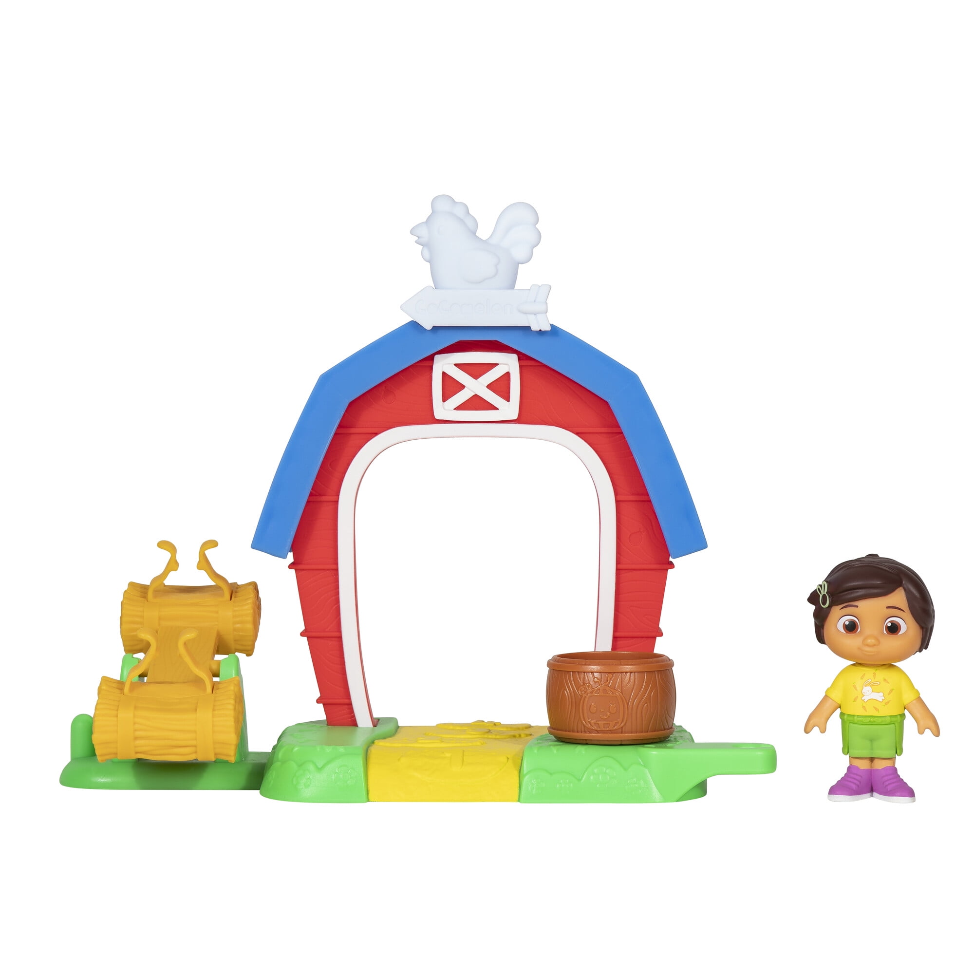 CoComelon, Fun Barn Playset, Includes Nina Figure, CoComelon Lane, Baby and Toddler Toy