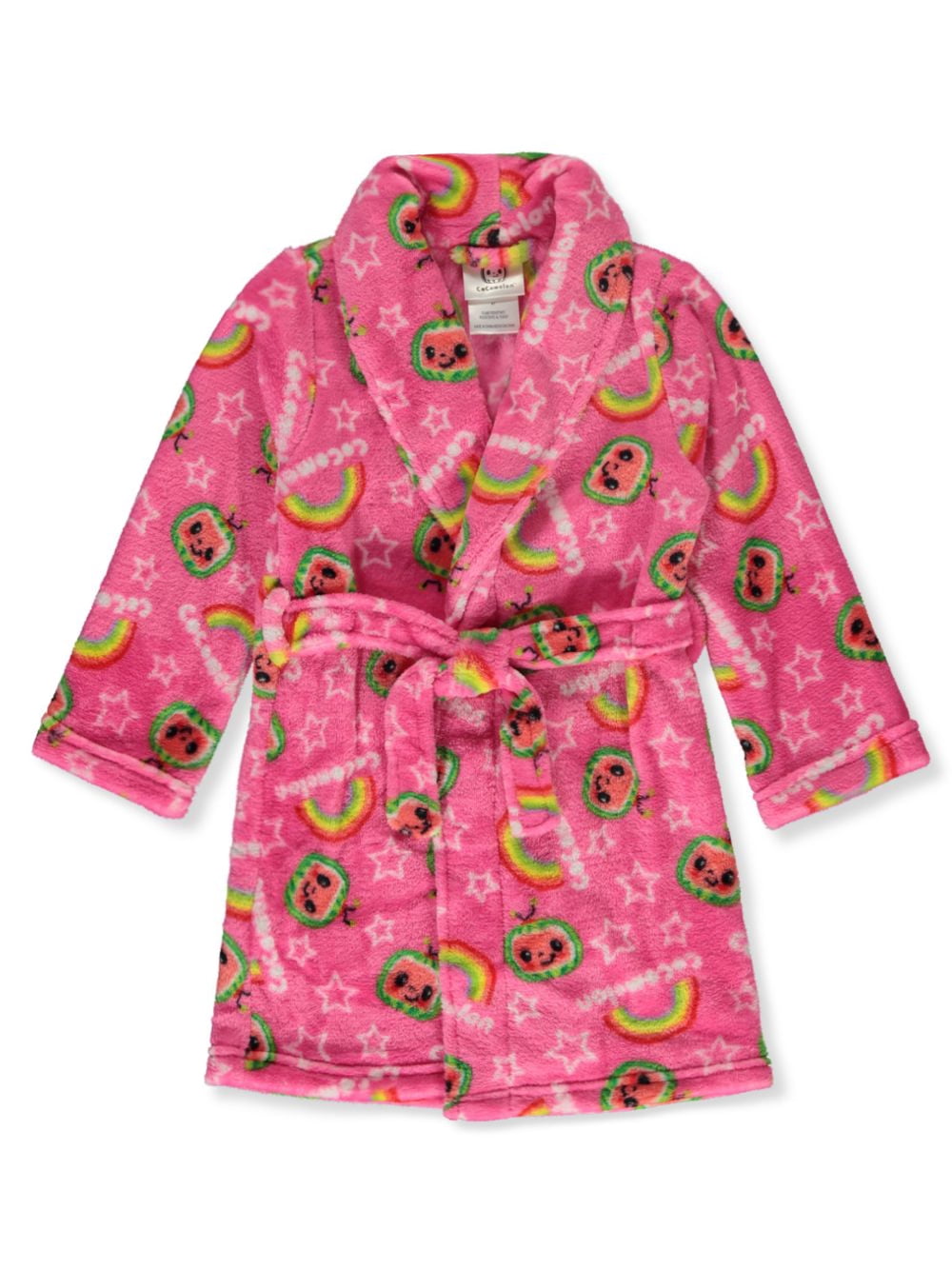 Girls' Plush Bathrobe pink, 2t (Toddler)