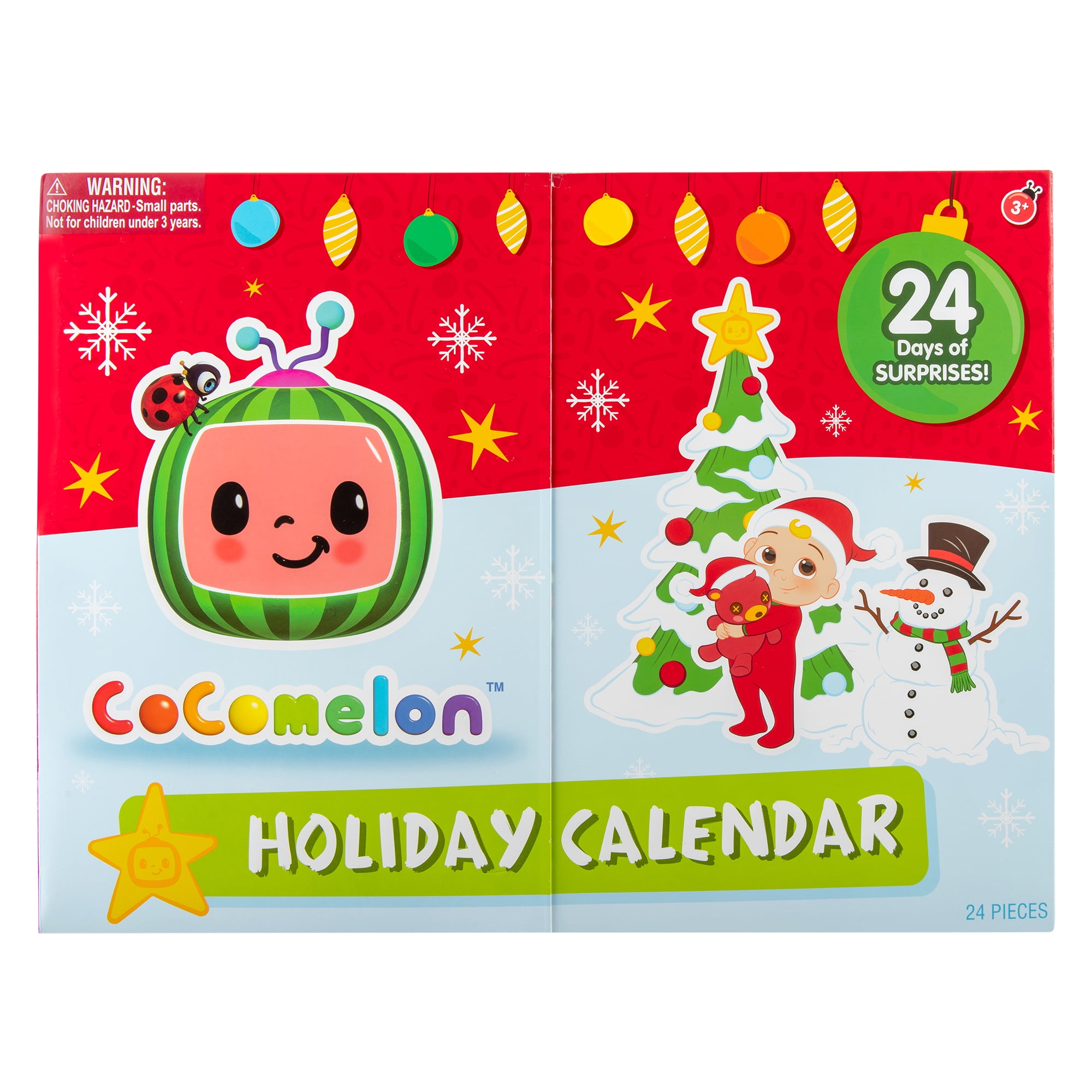 Holiday Calendar for Kids, 24Pieces Includes JJ, Family