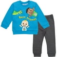 thumbnail image 1 of CoComelon JJ Cody Infant Baby Boys Fleece Pullover Sweatshirt and Pants Set Infant to Toddler, 1 of 5