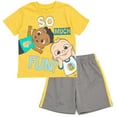 thumbnail image 1 of CoComelon JJ Cody Infant Baby Boys T-Shirt and Mesh Shorts Outfit Set Infant to Toddler, 1 of 5