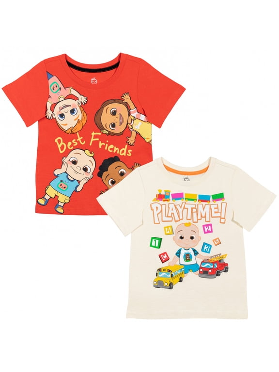 JJ Cody Nico Toddler Boys 2 Pack T-Shirts Infant to Toddler
