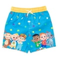 thumbnail image 1 of CoComelon JJ Cody Nico UPF 50+ Swim Trunks Bathing Suit Infant to Toddler, 1 of 5