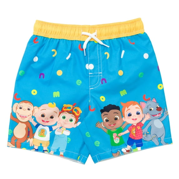 CoComelon JJ Cody Nico UPF 50+ Swim Trunks Bathing Suit Infant to Toddler