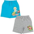thumbnail image 1 of CoComelon JJ Infant Baby Boys French Terry 2 Pack Shorts Infant to Toddler, 1 of 5
