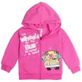 thumbnail image 1 of CoComelon JJ Infant Baby Girls Fleece Zip Up Hoodie Infant to Toddler, 1 of 5